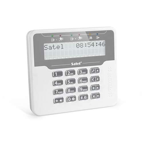 Satel VERSA-LCD-WH LCD Keypad for Alarm Systems