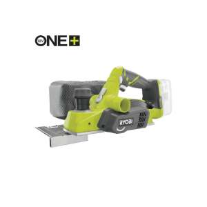 Rabotă cu acumulator RYOBI 18V ONE+, model R18PL-0, cu sac de praf și lamă - Rindele