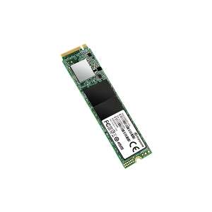 Szögletes nézet a Transcend 110S 512GB M.2 NVMe SSD-ről - Transcend