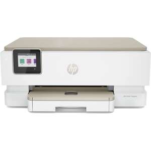 HP ENVY Inspire 7220E All-in-One Inkjet Printer, white, front view - HP