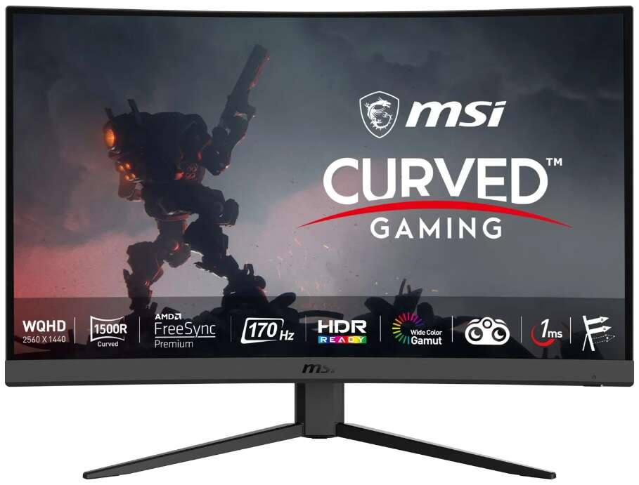 MSI G32CQ4 E2 VA WQHD ívelt Gaming monitor