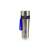 myLAICA stainless steel water filter bottle, 0.55 liter, blue handle