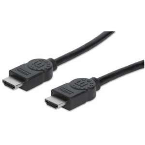 Kabel HDMI Manhattan High Speed z Ethernet, 3 metry, czarny - Manhattan