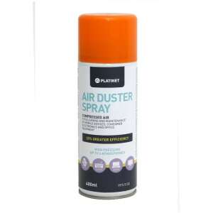 Platinet Air Duster Spray, 400ml, Compressed Air for Cleaning and Maintenance of Mobile Devices, Consumer Electronics and Office Equipment - General cleaner