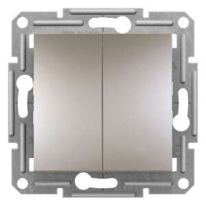 Schneider Asfora light switch, bronze, 3 rocker switches, EPH0300169 - Schneider Light Switch