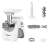 Zelmer ZMM9801B electric meat grinder, white, with all accessories