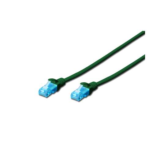 Digitus 7m Cat5e U/UTP network cable, green, RJ-45 connectors