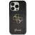 Guess iPhone 13 Pro Max black glitter case with gold logo