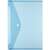Dosar Herlitz A4 transparent albastru