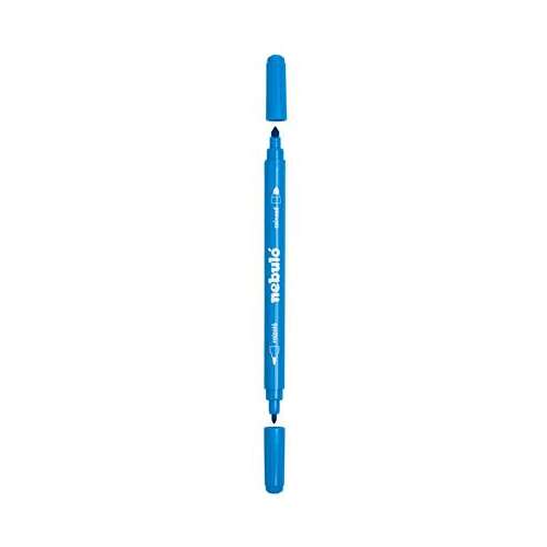 Nebuló double-ended felt tip pen, blue