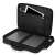 Dicota Eco Multi SELECT 14-15.6" Notebooktasche schwarz, offen mit Laptop und Tablet