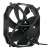 SilentiumPC Sigma Pro 140 PWM 14cm PC ventilátor, fekete, hátulnézet