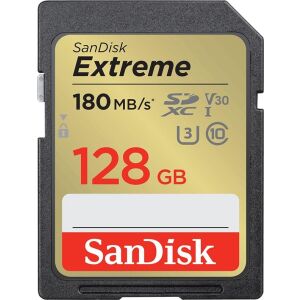Pamäťová karta SanDisk Extreme 128GB SDXC UHS-I, rýchlosť čítania 180MB/s - SanDisk