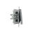 Angled side view of Schneider Asfora single pole light switch