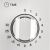 Close-up of timer dial on Girmi FM06 microwave