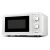 Angled view of Girmi FM06 20L 700W white microwave oven