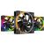 Be Quiet! Light Wings 120mm PWM Triple Pack Ventilator Carcasă PC cu Iluminare ARGB