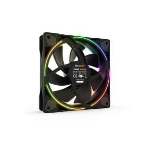 be quiet! Light Wings 120mm PWM fan, black, ARGB LED lighting - Be Quiet