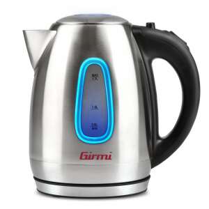 Girmi BL30 electric kettle with blue LED, stainless steel, 1.7L - Girmi
