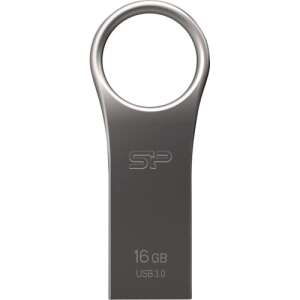 Silicon Power Jewel J80 16GB USB 3.0 Titanium Pen Drive - Silicon Power