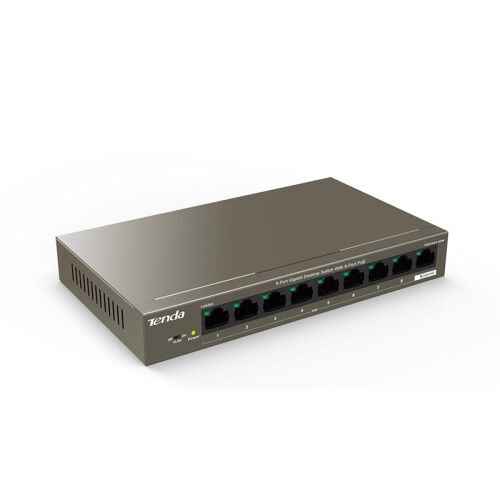Tenda TEG1109P-8-102W 8-Port Gigabit PoE Switch Vorderansicht