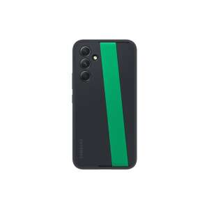 Samsung Galaxy A54 5G Black Phone Case with Green Strap - Phone Case