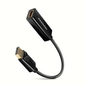 Axagon RVD-HI14N DisplayPort -&gt; HDMI adapter, fekete, 4K/30Hz - DisplayPort átalakító