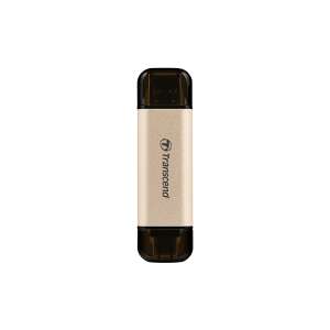 Transcend JetFlash 930C 128GB USB flash meghajtó, arany, USB Type-A és USB Type-C - Transcend