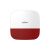 Front view of Dahua AirShield Wireless Siren Red, alarm system component