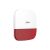 Angled view of Dahua AirShield Wireless Siren, red outdoor alarm