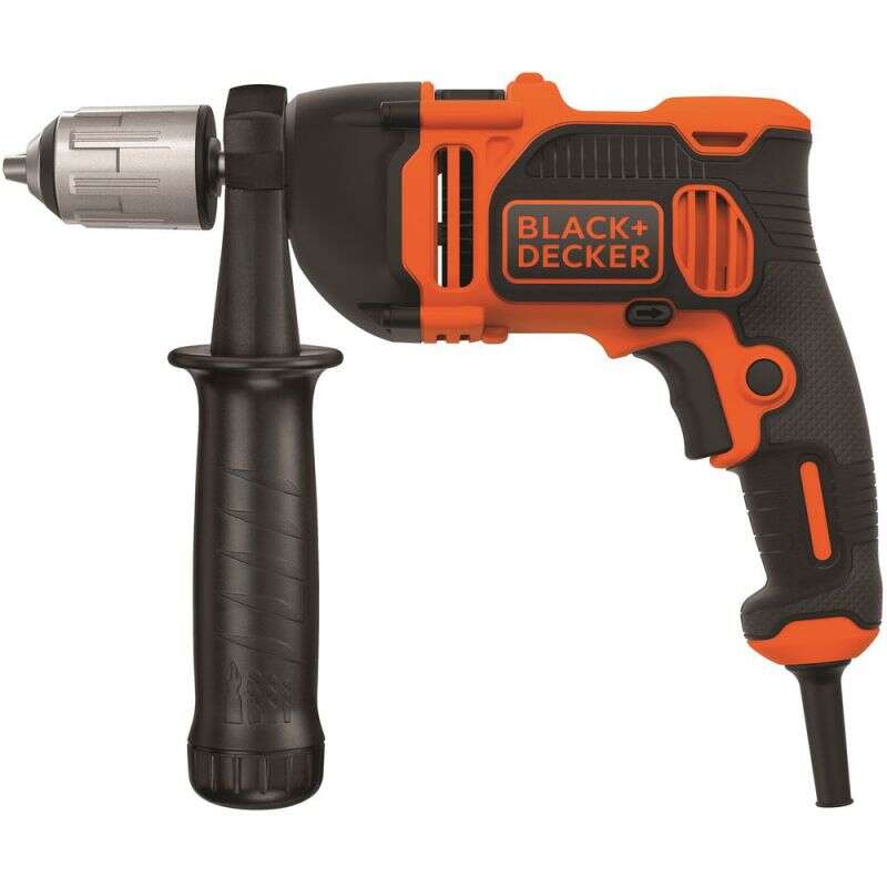 E-shop Dutinová vŕtačka Black + Decker BEH850K-QS, oranžovo-čierna