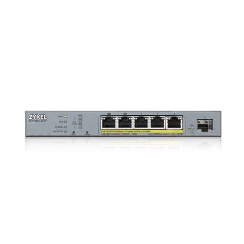 Zyxel GS1350-6HP-EU0101F Managed Switch, Vorderansicht