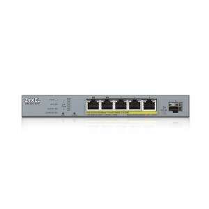 Zyxel GS1350-6HP-EU0101F switch-uri Gestionate L2 Gigabit Ethernet (10/100/1000) Power over Ethernet (PoE) Suport Gri 75015704 Switch-uri