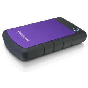 Transcend StoreJet 25H3P 4TB külső merevlemez, lila és fekete, USB 3.0 - Transcend