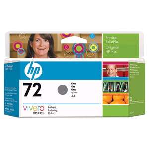 HP 72 Grey Ink Cartridge, 130ml, Original, for Designjet T1200, T1100, T1100 MFP, T1100ps, T1120, T1200, T1300 printers - Office technology