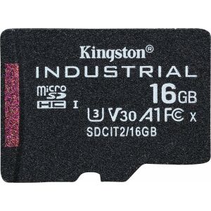 Pamäťová karta Kingston Industrial 16GB microSDHC U3 V30 A1 - Kingston Pamäťové karty