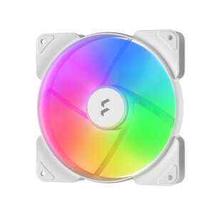 Fractal Design Aspect 14 RGB PWM 140mm weißer PC-Lüfter mit Regenbogenbeleuchtung - PC-Ventilator