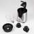Girmi SR56 citrus press with accessories: juice container, filter, and two reamer sizes