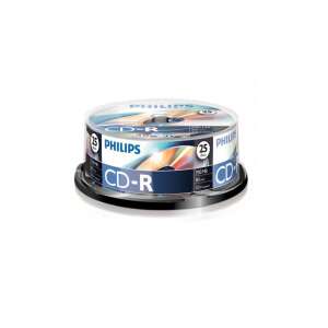 Philips CD-R 80'/700MB lemez hengeres 25db/cs 75019894 