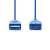 Nedis USB 3.2 Gen 1 cable, USB-A to Micro-B, blue, 1 meter
