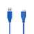 Nedis USB 3.2 Gen 1 cable, USB-A to Micro-B, blue, 1 meter