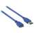 Nedis USB 3.2 Gen 1 cable, USB-A to Micro-B, blue, 1 meter