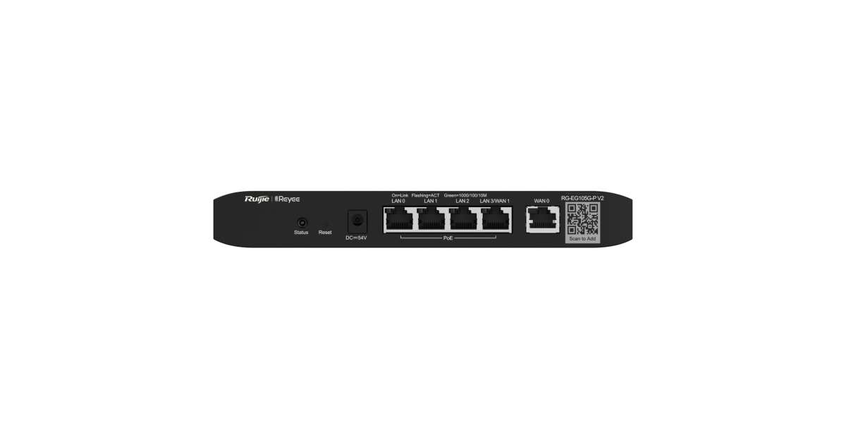 5-portový gigabitový router s cloudovou správou, 5 portov gigabitového ...