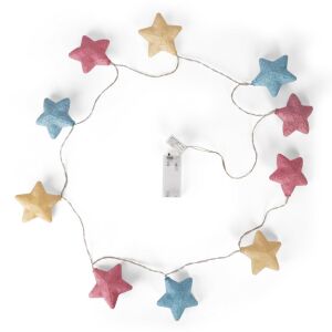 Entac csillag füzér, színes beltéri fényfüzér - Entac