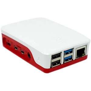Raspberry Pi 4B ház fehér-piros (RB-CASEP4+06W) 75022057 
