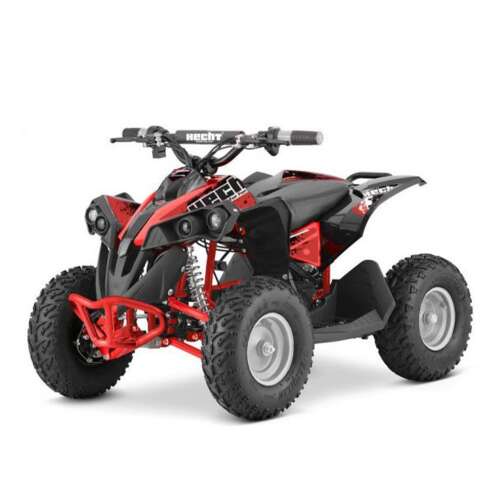 Hecht 51060 Rot-Schwarz Kinder Elektro Quad ATV