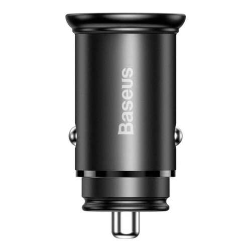 Baseus Circular Metal car charger, black