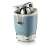 Ariete 413.BL Citrus Press, blue, vintage design, with chrome details