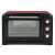 Girmi FE42 electric convection oven, red and black, front view