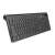 Genius SlimStar 7230 Wireless Keyboard, black, full size, Hungarian layout, side view